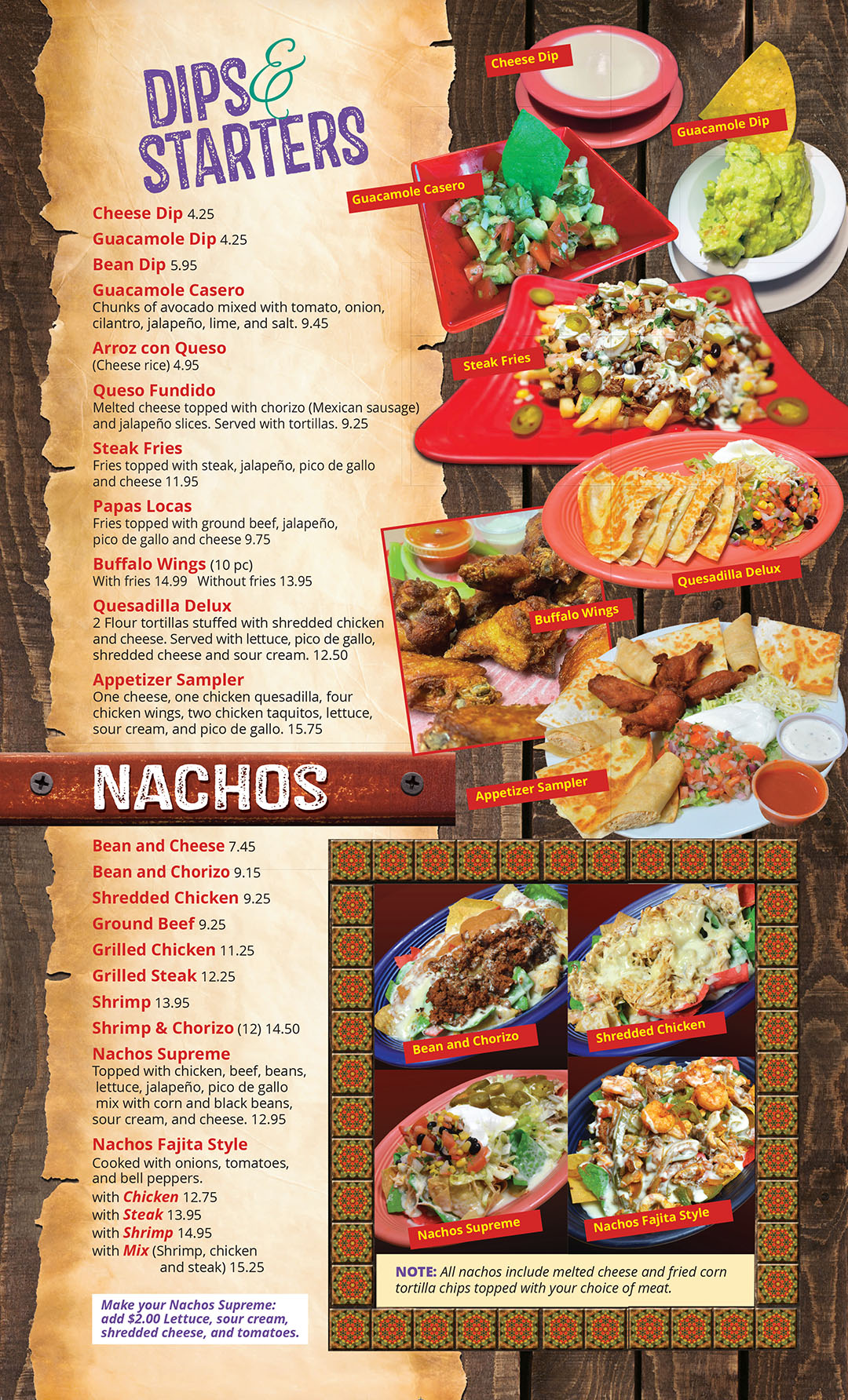 El Maguey Mexican Restaurant Bridgeton menu